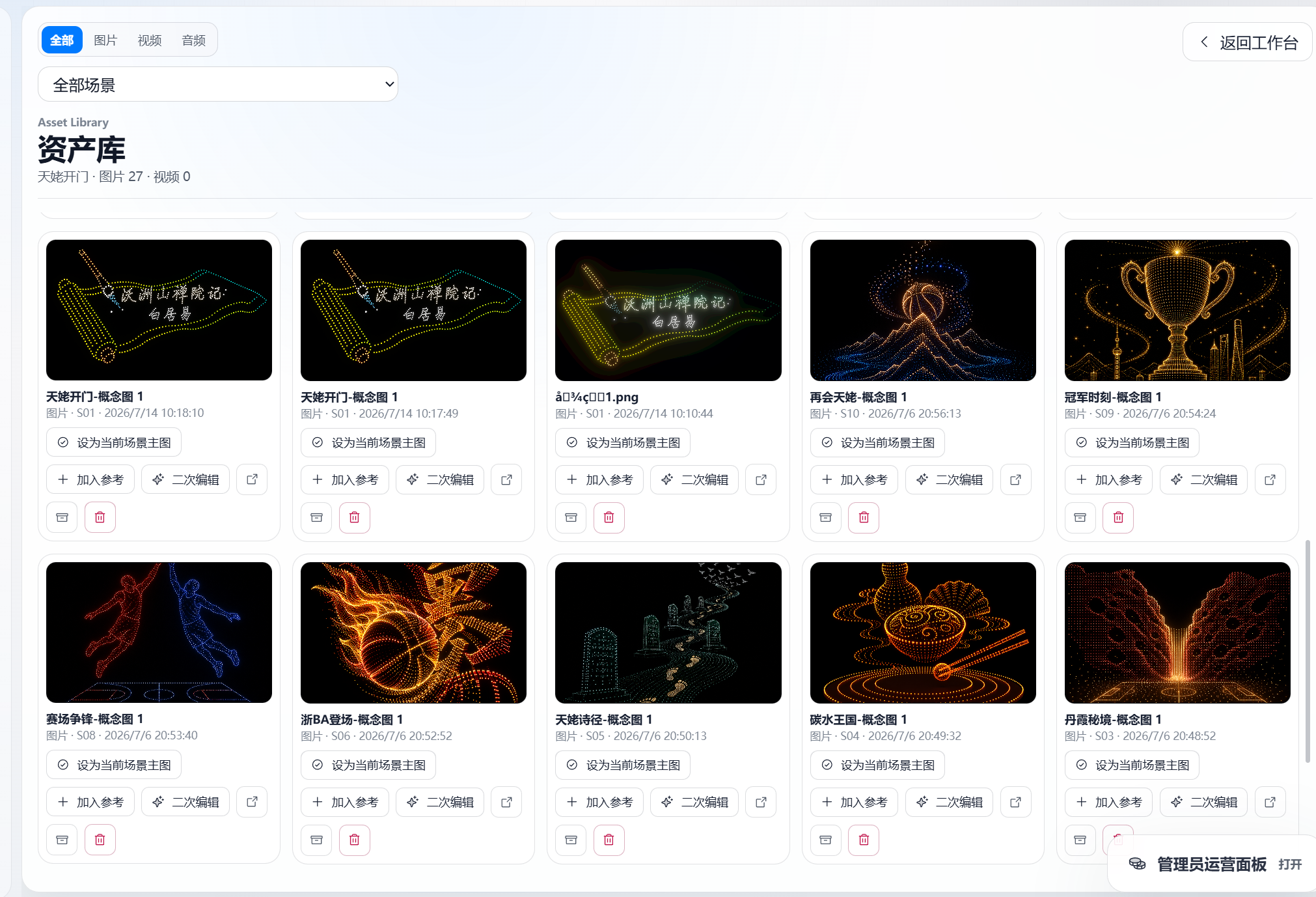 无人机概念图资产库